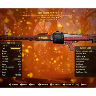 Red Terror Furious Light Machine Gun