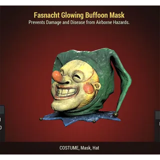 Fasnacht Glowing Buffoon Mask