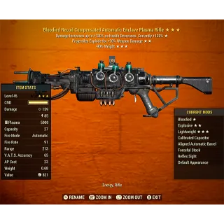 Bloodied Explosive Enclave Plasma Rifle BE90