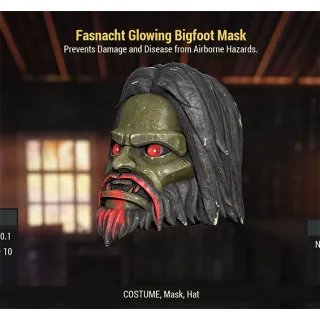 Fasnacht Glowing Bigfoot Mask