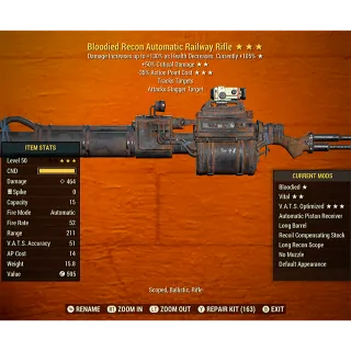 Bloodied Railway Rifle B5035