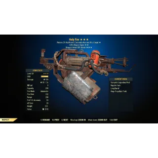 Holy Fire Vampire's Flamer