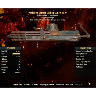 Vampire's Explosive Gatling Gun VE90