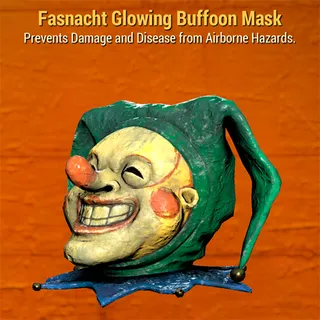 Fasnacht Glowing Buffoon Mask