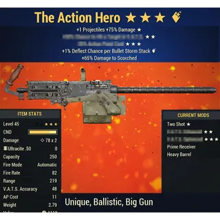 The Action Hero 50Cal Machine Gun