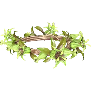 Flower crown - green invader Plan
