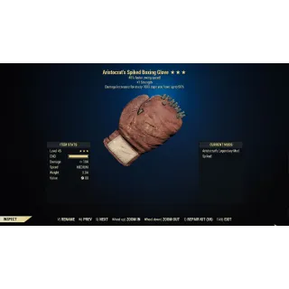 Aristocrat's Boxing Glove Speed/Str
