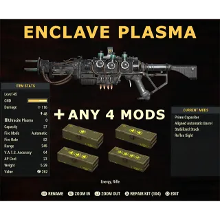 Enclave Auto + Legendary Mods Of Your Choice