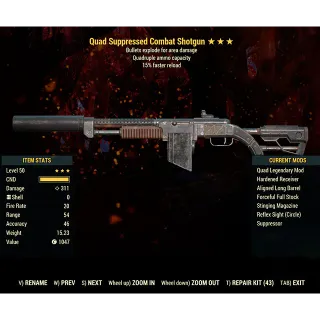 Quad Explosive Combat Shotgun QE15r