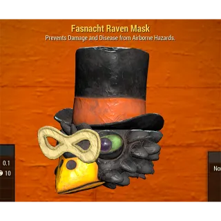 Fasnacht Raven Mask
