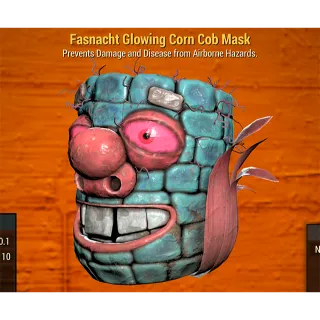 Fasnacht Glowing Corn Cob Mask