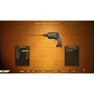 Vampire's Drill (swing speed/+1 Str)