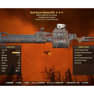 Quad Explosive Railway Rifle QE25