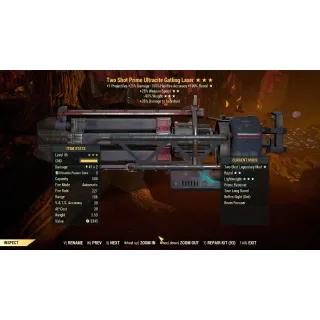 Two Shot Ultracite Gatling Laser2590