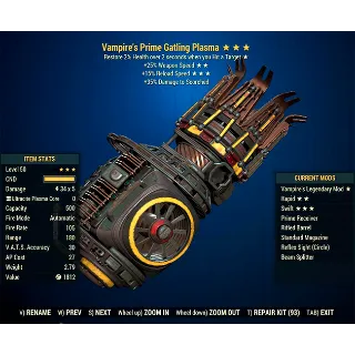 Vampire's Gatling Plasma V2515r
