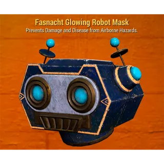 Fasnacht Glowing Robot Mask
