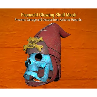 Fasnacht Glowing Skull Mask