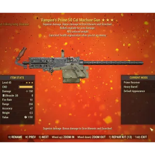 VAMPIRE'S EXPLOSIVE 50 CAL MG VE90