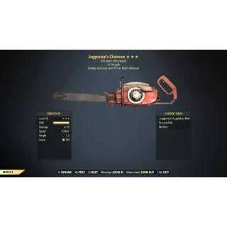 Juggernaut's Chainsaw Speed/Strength
