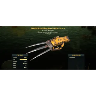 Bloodied Mole Miner Gauntlet BSSS