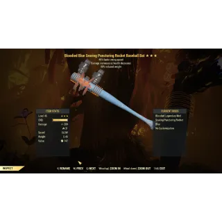 Bloodied Baseball Bat (Speed/Weight)