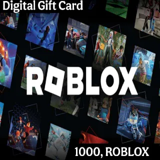 1000 Robux Gift Card 🔥 Instant Delivery ⚡ Fast Seller