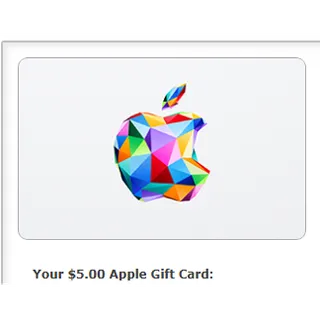 $5.00 USD $5.00 USD Apple