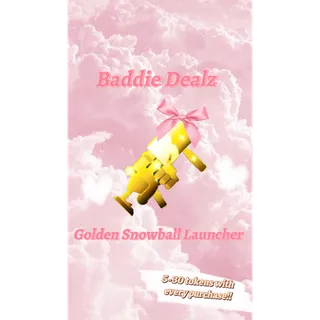 Golden Snowball Launcher