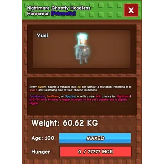 NIGHTMARE GHOSTLY HEADLESS HORSEMAN! 60KG+! CHEAP AND FAST DELIVERY!