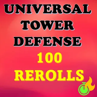 UNIVERSAL TOWER DEFENSE 100 Trait Rerolls