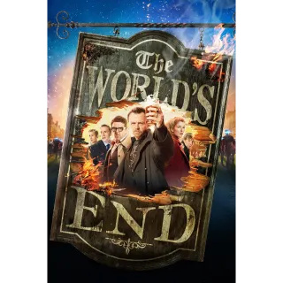 The World's End iTunes 4k USA Digital Movie Code (Ports to Movies Anywhere)