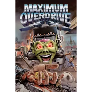 Maximum Overdrive Vudu/FAH USA Digital Movie Code (Does NOT Port to Movies Anywhere)