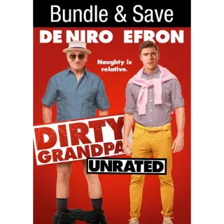 Dirty Grandpa Vudu/FAH Bundle HD USA Digital Movie Code (Does NOT Port to Movies Anywhere)