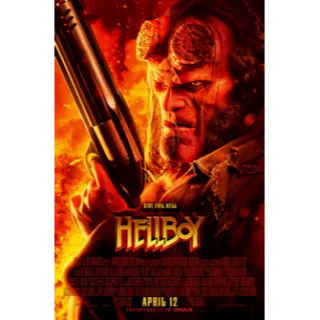 Hellboy 2019  HD Vudu Digital Movie Code USA (Does NOT Port to Movies Anywhere)