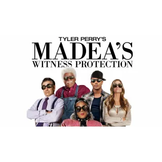 Tyler Perry's Madea's Witness Protection Vudu USA Digital Movie Code