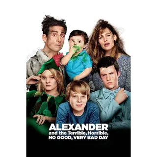 Alexander and the Terrible, Horrible, No Good, Very Bad Day HD Movies Anywhere USA Digital Movie Code