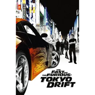 The Fast and the Furious: Tokyo Drift 4k iTunes USA Digital Movie Code (Ports to Movies Anywhere)