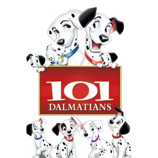 One Hundred and One Dalmatians HD Movies Anywhere Split HD USA Digital Movie Code