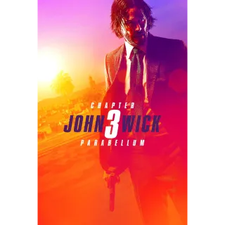 John Wick: Chapter 3 - Parabellum 4K iTunes USA Digital Movie Code (Does NOT Port to Movies Anywhere)