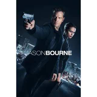 Jason Bourne iTunes 4k USA Digital Movie Code (Ports to Movies Anywhere)