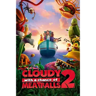 Cloudy with a Chance of Meatballs 2 HD Movies Anywhere USA Digital Movie Code