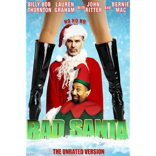 Bad Santa Unrated Vudu/FAH HD USA Digital Movie Code (Does NOT Port to Movies Anywhere)