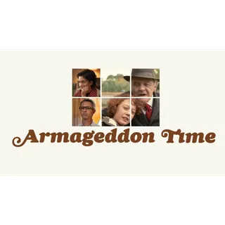 Armageddon Time HD Movies Anywhere USA Digital Movie Code