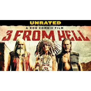 3 from Hell Unrated HD USA Vudu/FAH Digital Movie Code (Does NOT port to Movies Anywhere)