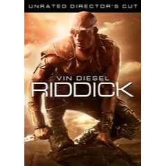 Riddick Unrated Directors Cut Movies Anywhere Digital Movie Code HD USA
