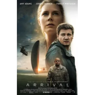 Arrival Vudu HD USA Digital Movie Code (Does NOT Port to Movies Anywhere)