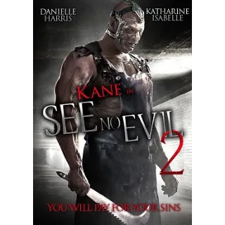 See No Evil 2 Vudu USA Digital Movie Code (Does NOT Port to Movies Anywhere)