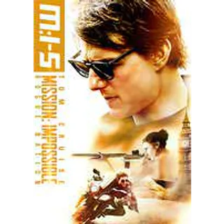 Mission: Impossible - Rogue Nation iTunes 4K USA Digital Movie Code (Does NOT Port to Movies Anywhere)