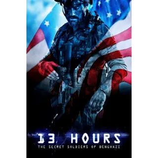 13 Hours: The Secret Soldiers of Benghazi  Vudu HD USA Digital Movie Code (Does NOT Port to Movies Anywhere)