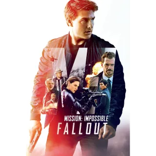 Mission: Impossible - Fallout Vudu HD USA Digital Movie Code (Does NOT port to Movies Anywhere)